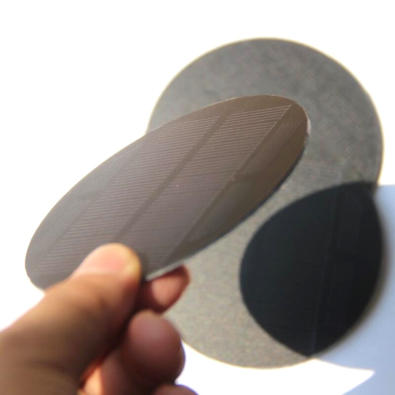 0.85W 5.5V 91mm Diameter Monocystalline Round Solar Panel