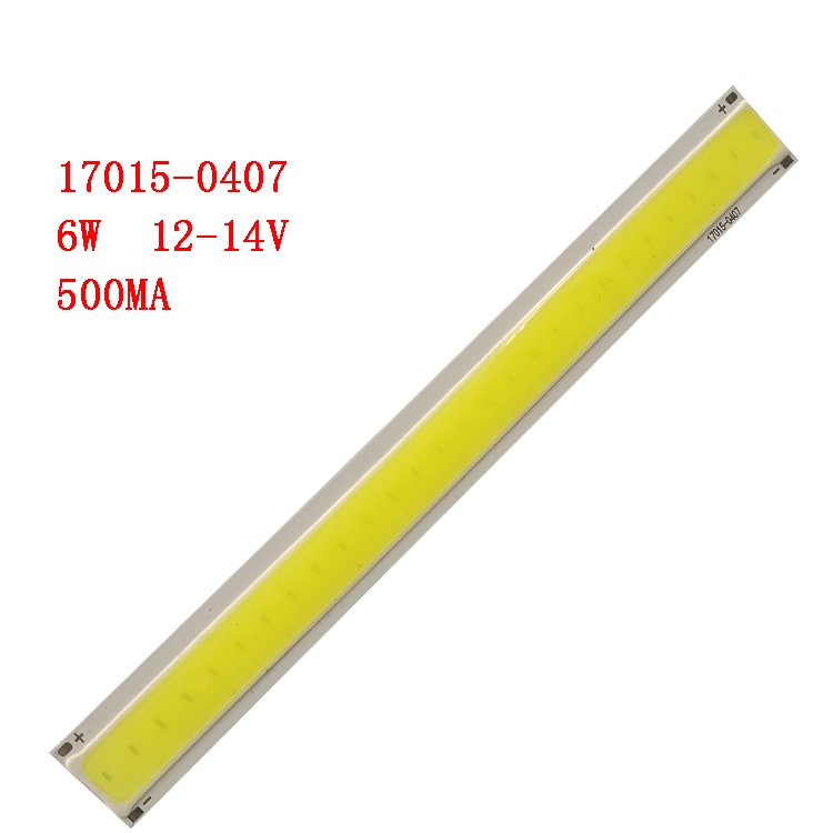 6W LED COB Light Bar Module 170*15mm Warm/Pure White/Red/Blue/Ice Blue DC12V/ 500mA 