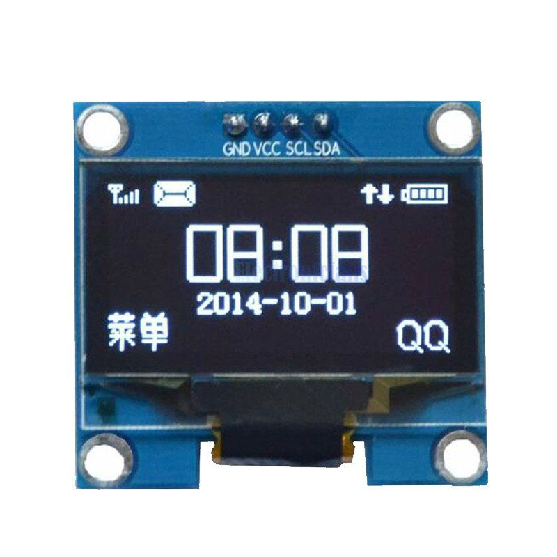 1.3 inch 12864 OLED Display Module With IIC White/Blue