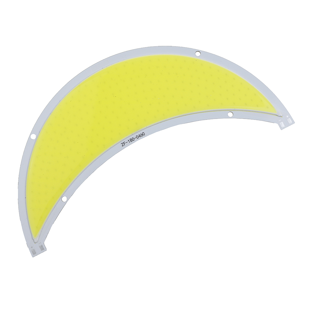 60W LED COB Light Module 180*55mm Moon shape DC 12V 5A Warm White / White