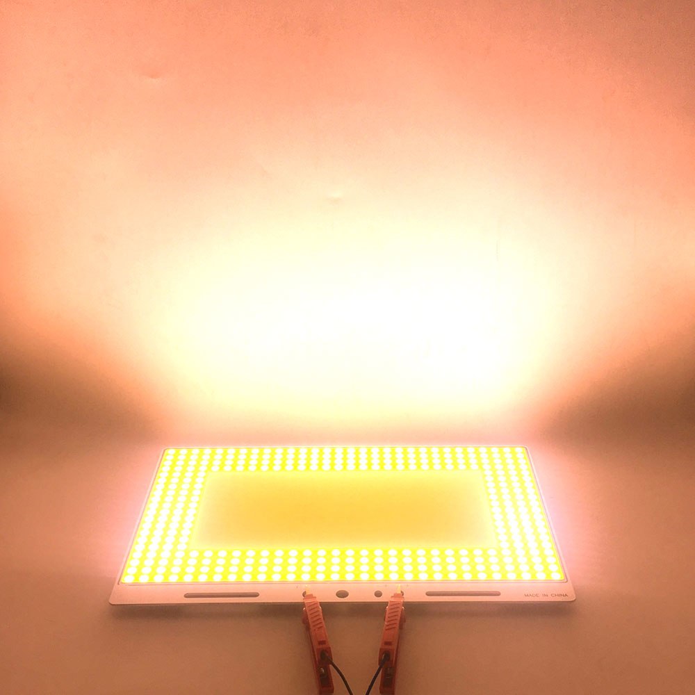 200W LED COB Light Module 310*210mm DC 12V 8000mA Dual Color