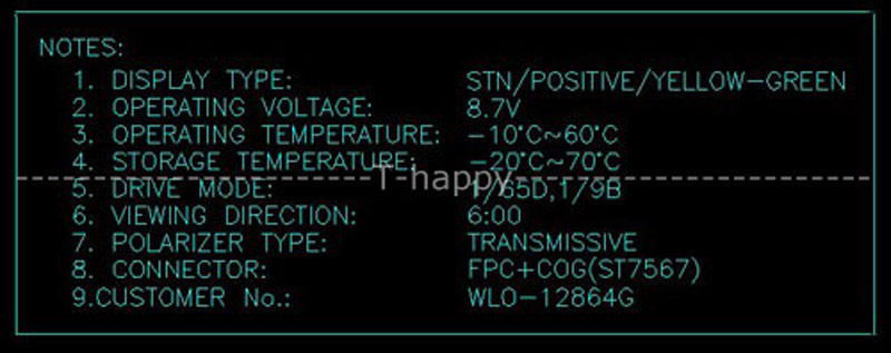 12864B LCD Display Modules Blue Screen with Backlight 5V ST7920 