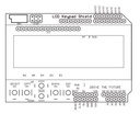 1602 Character LCD Input / Output Expansion Board / LCD Keypad Shield