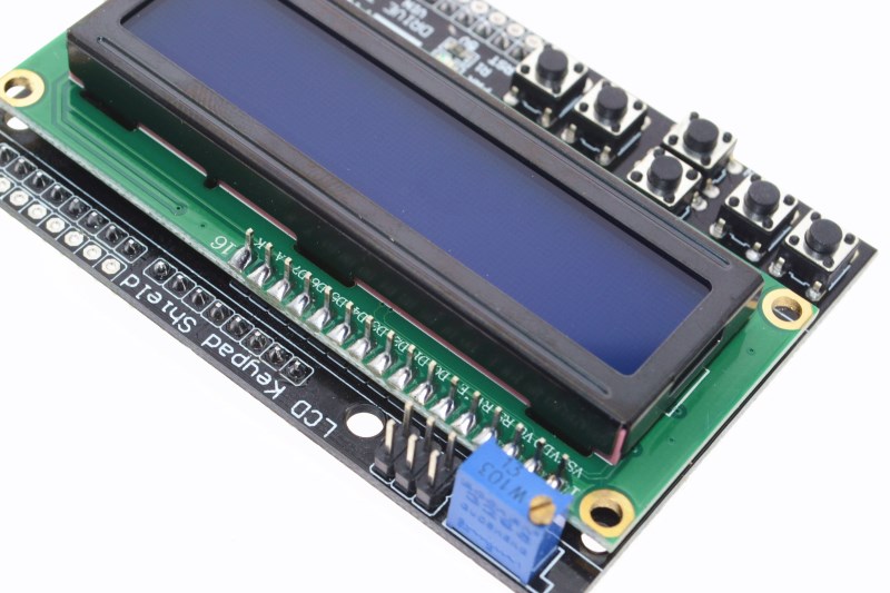 1602 Character LCD Input / Output Expansion Board / LCD Keypad Shield