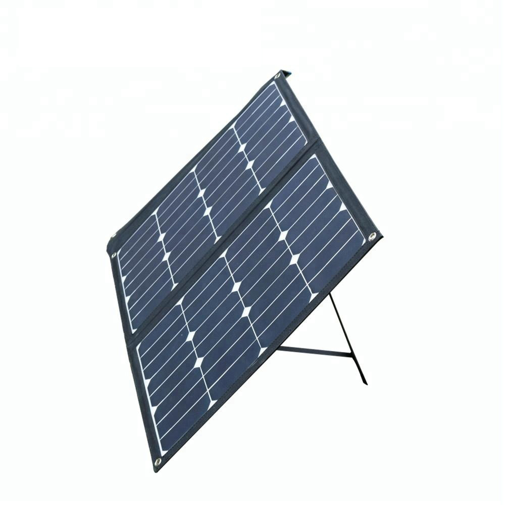 70W 18V Folding Solar Panel Battery Charger