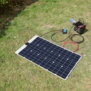 70W 18V Monocrystalline Flexible Solar Panel Battery Charger