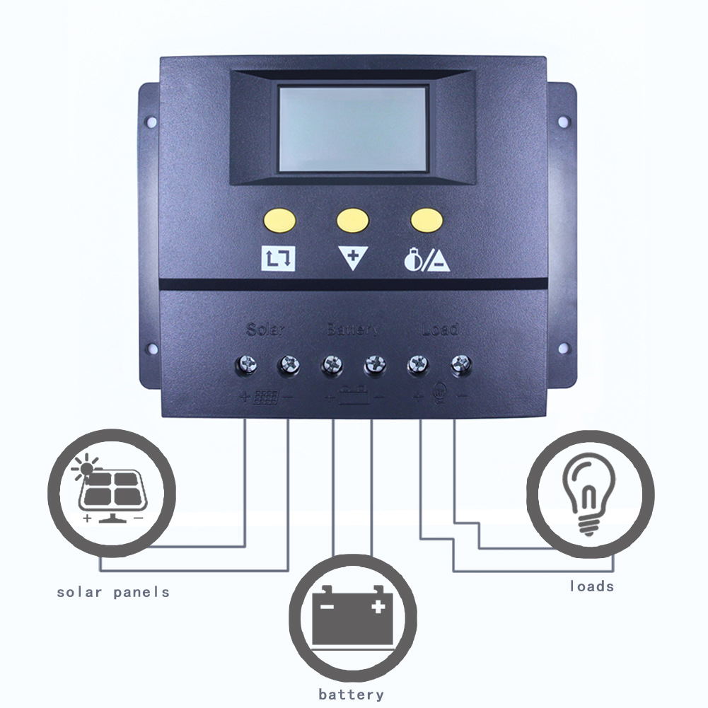 80A 12V/24V Solar Controller for DC-DC Step-down Solar Panel of 800W/1000W