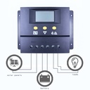 80A 12V/24V Solar Controller for DC-DC Step-down Solar Panel of 800W/1000W