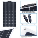 100W 16V Monocrystalline Flexible Solar Panel Battery Charger