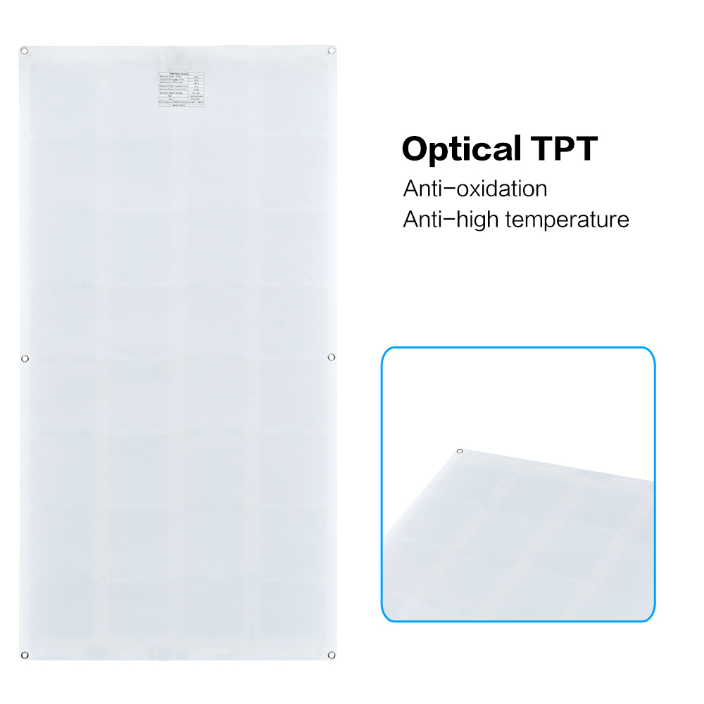 100W 16V Monocrystalline Flexible Solar Panel Battery Charger
