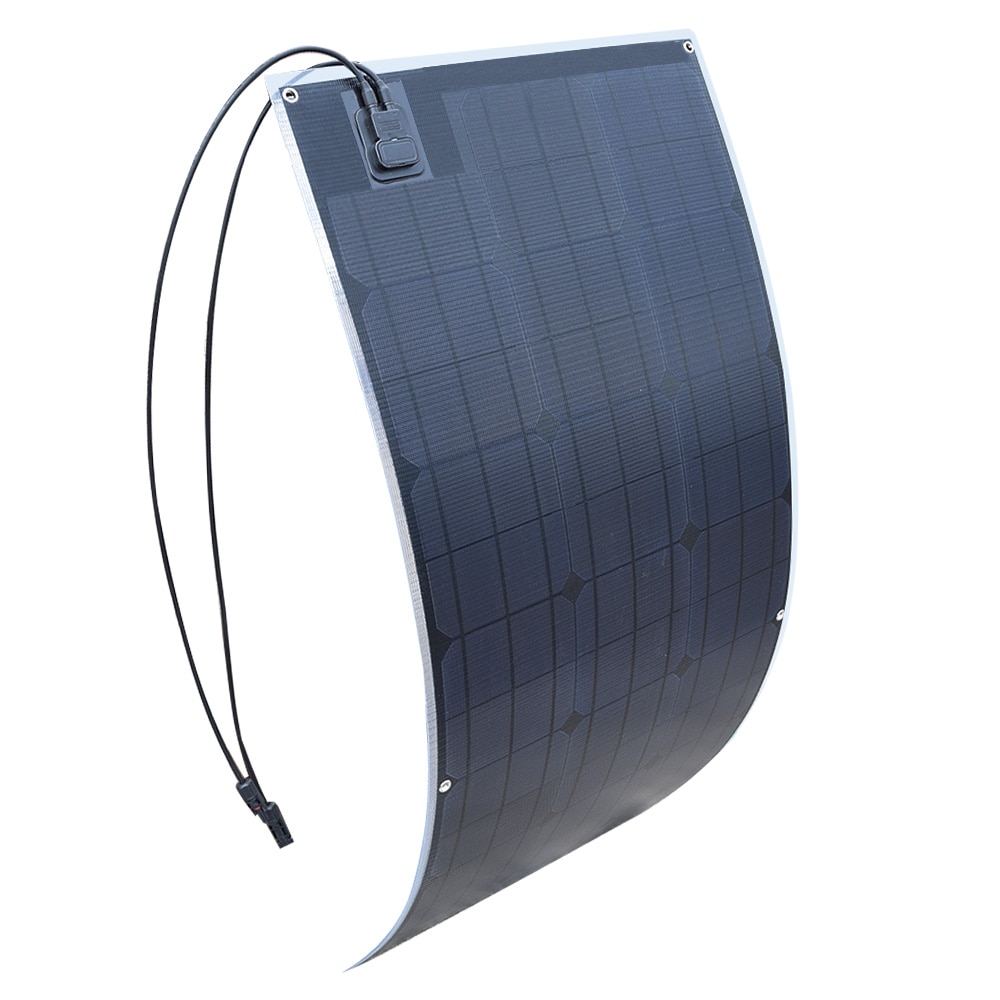 100W 20.5V Monocrystalline Flexible Solar Panel Battery Charger