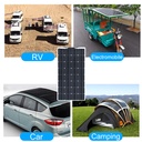 100W Solar System 12V 10A Controller and 1000W Inverter with USB for Beginner for RV/Boat