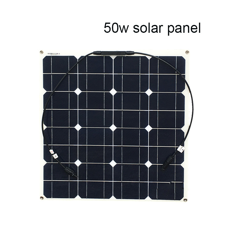 100W Solar System Monocrystalline Solar Panel Y-type Cable Adapter MC4 connector DIY kit