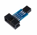 10 Pin to 6 Pin Adapter Board For AVRISP USBASP STK500 