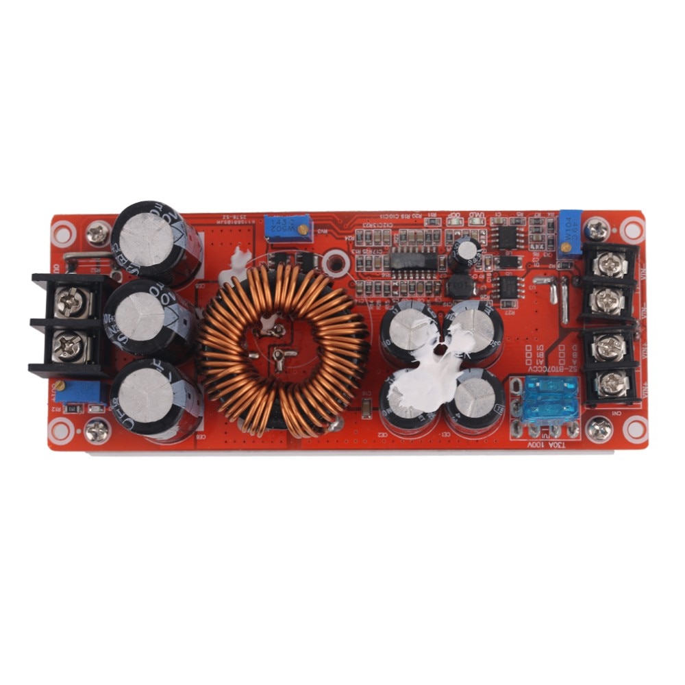 1200W DC-DC Boost Converter Power Supply Module With Large Heat Sink Design