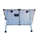 120W 18V Folding Tempered Glass Solar Panel Battery Charger