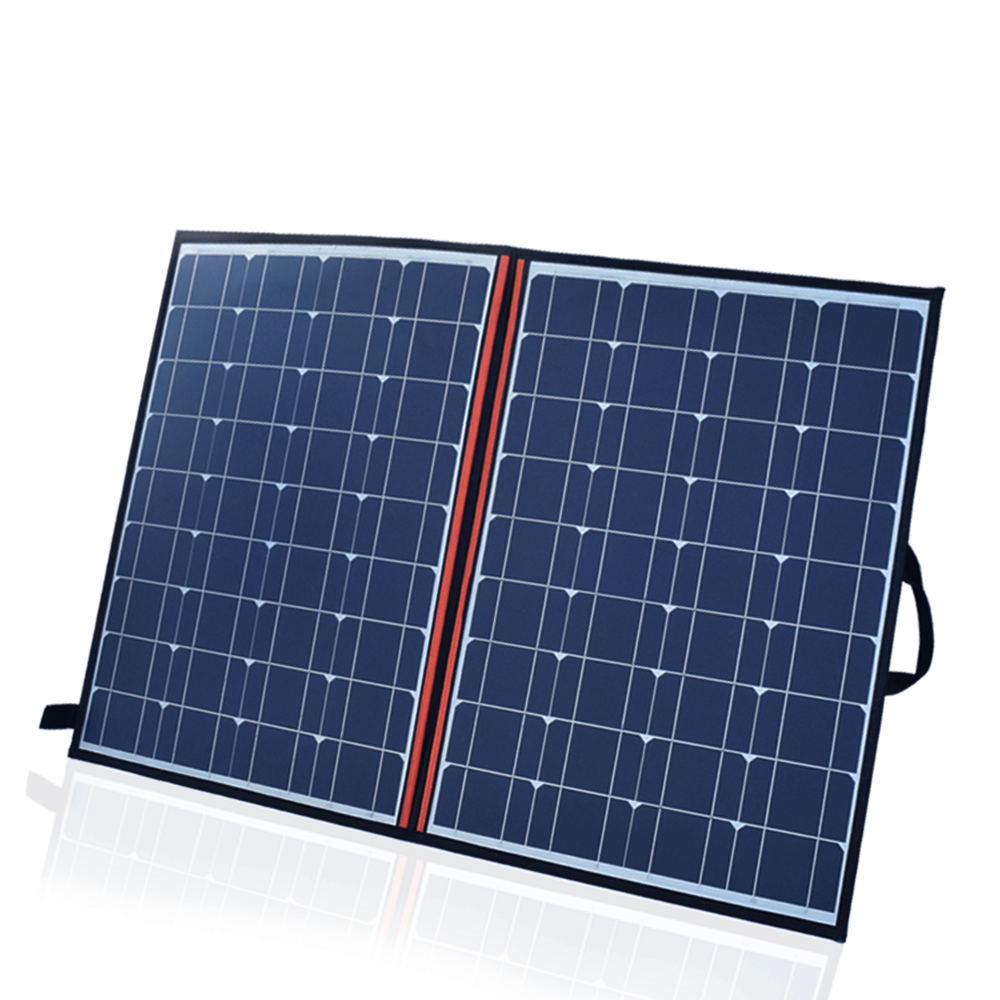 120W 18V Monocrystalline Folding Solar Panel Battery Charger