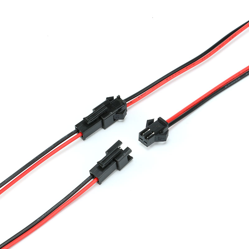 SM2.54 Connector Plug Cable Male+Female Wire 2 PIN 22AWG