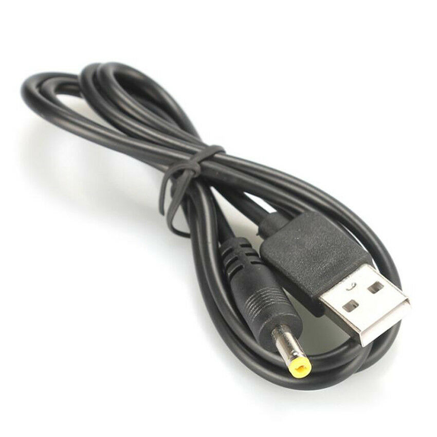 USB 2.0A Type Male To DC2.5*0.7mm Power Charger Line cable line Connector Cord Black For PC,12 Copper core 80cm length