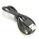 USB 2.0A Type Male To DC2.5*0.7mm Power Charger Line cable line Connector Cord Black For PC,12 Copper core 80cm length