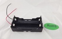 Hold Two Li-ion 18650 Series Battery Holder Case 7.4V With 2 Lead Wire