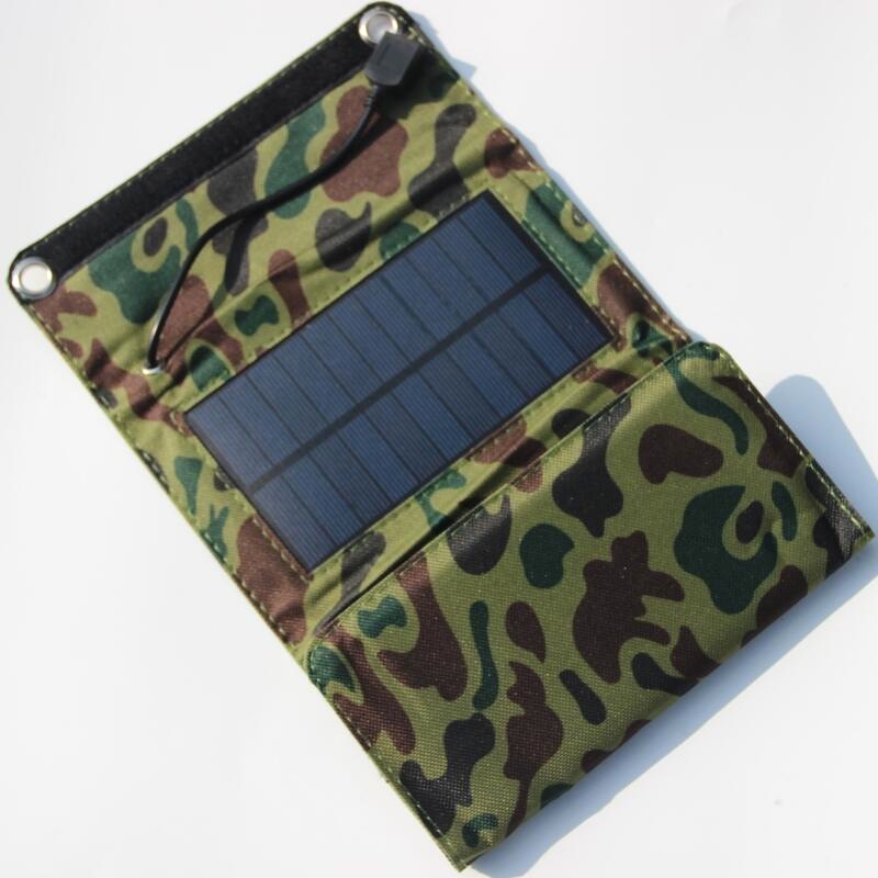 5W 5.5V Folding Solar Panel Battery Charger