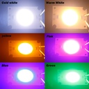 2W LED COB Light Module 40*26mm DC 12V Warm White/Red/Blue/Green/Orange/Pink