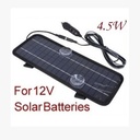 4.5W 12V Monocrystalline Solar Panel Cell Battery Charger