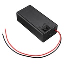 9V 6F22 Battery Charging Box Fully Sealed Battery Holder Case with Switch