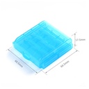 Durable Battery Storage Box Hard Plastic Battery Case Holder For 4x AA 4xAAA