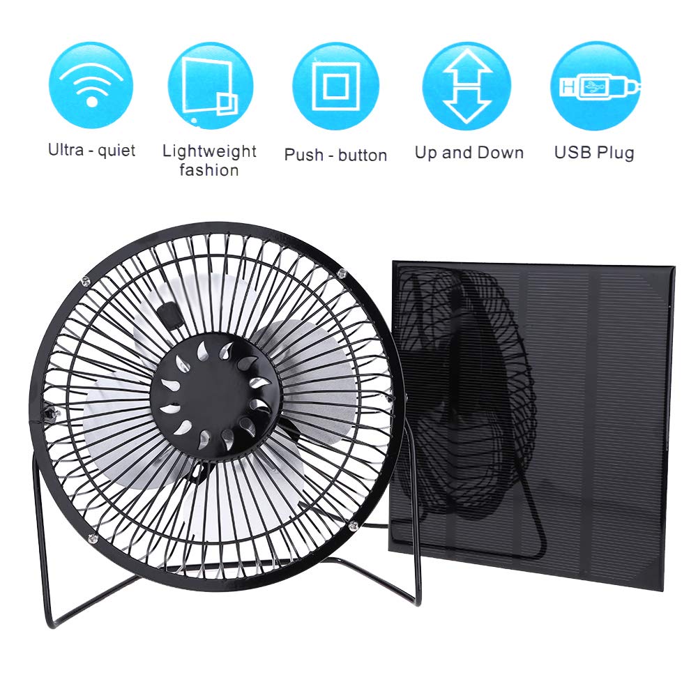 4.5W 6V Solar Panel + 6 Inch Mini Fan