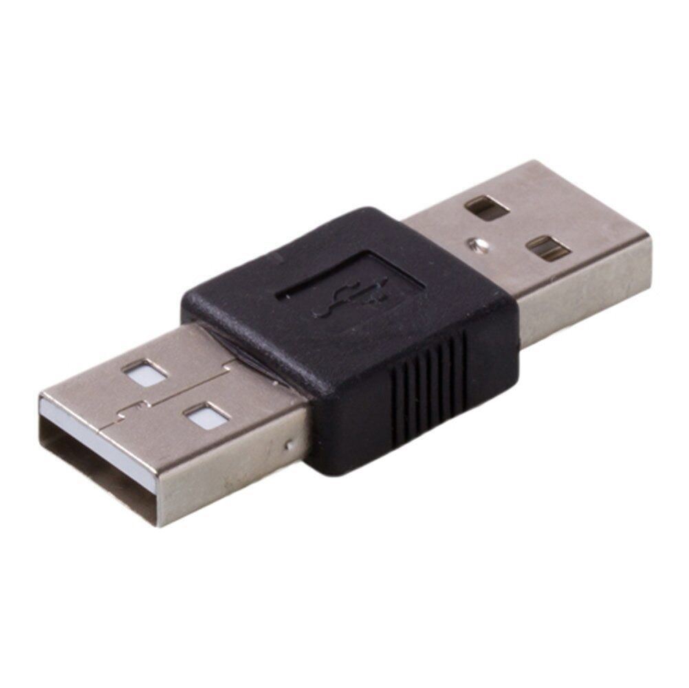 USB 2.0 Male To USB Male Cord Cable Coupler Adapter Changer Convertor Conne