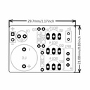 Electronic Temperature Control Sound Light Alarm Suite DC 3~5V DIY Kit