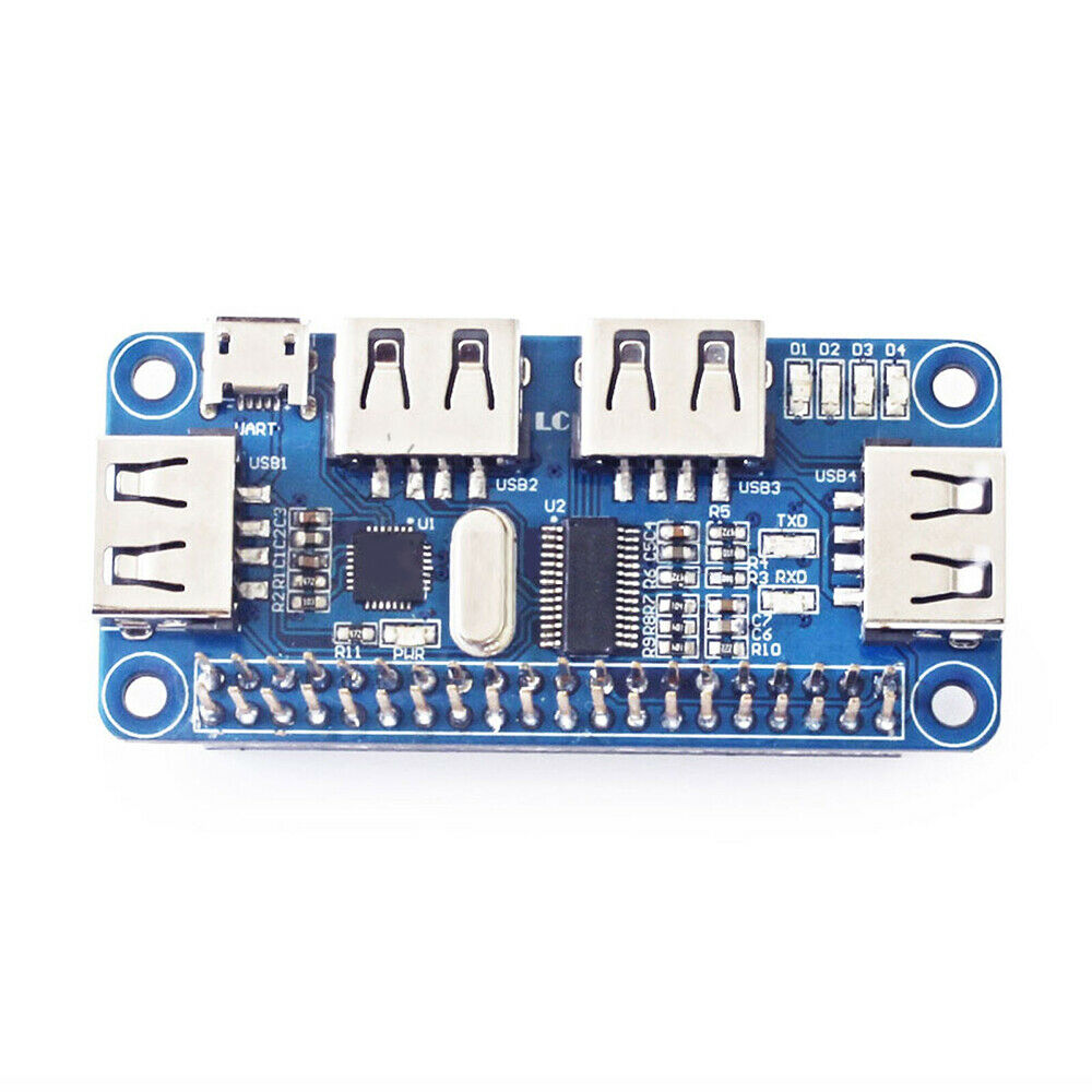 Raspberry Pi 4 Port USB Hub Expansion Board UART Raspberry Zero/Zero W/3B+