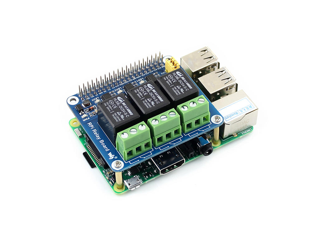 Raspberry Pi Relay Board Power Relay Expansion Module for RPi A+/B+/2B/3B/3B+