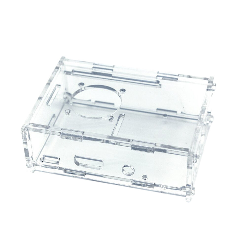 Transparent Case With Fan for Raspberry Pi Pi 2B/3B/3B+