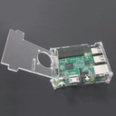 Transparent Case With Fan for Raspberry Pi Pi 2B/3B/3B+