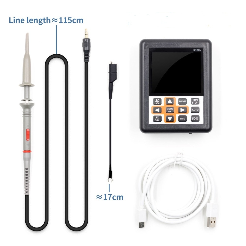 DSO FNIRSI 30MHz Analog Bandwidth 200MS Sampling Rate Handheld Mini Digital Oscilloscope