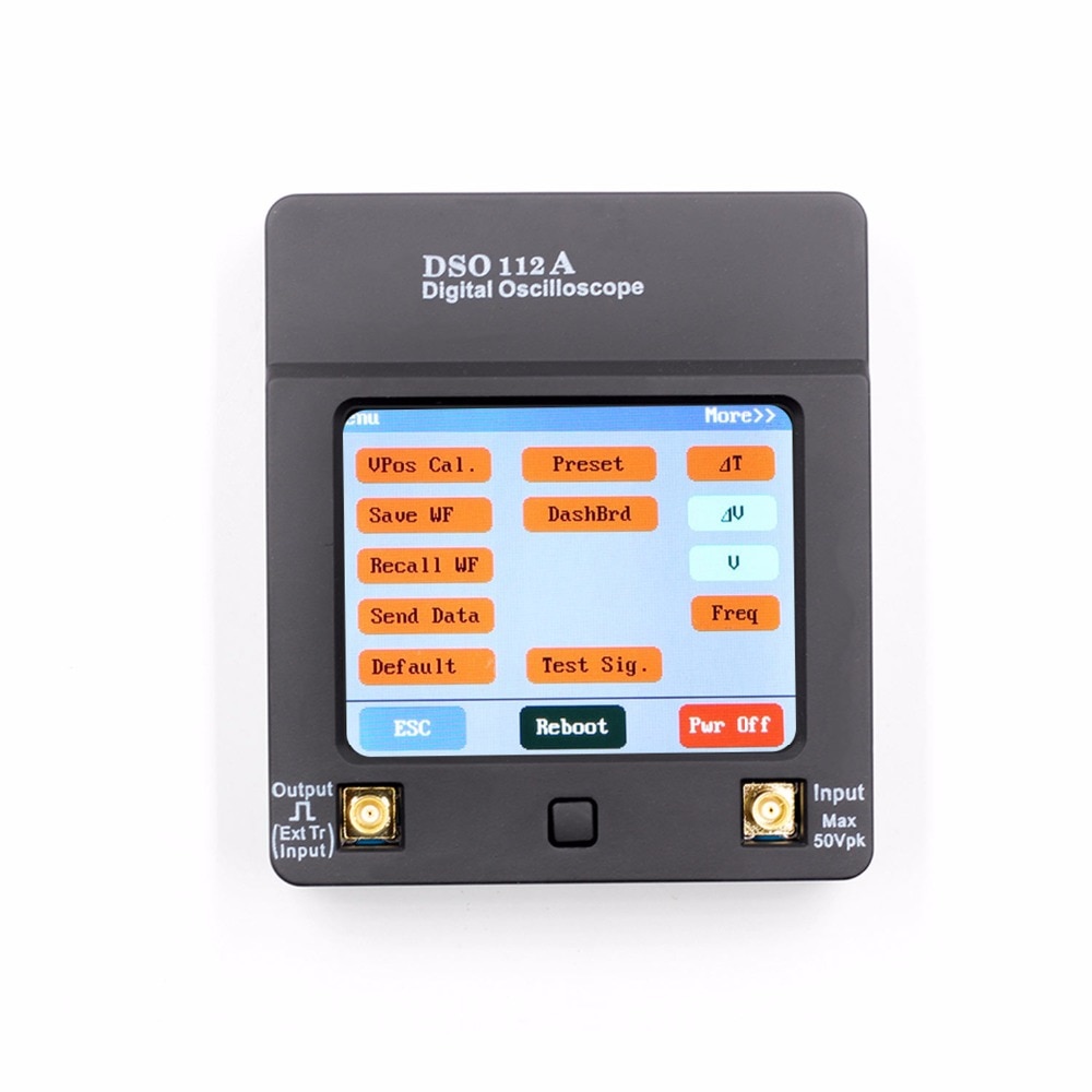 DSO112A 0-2MHz Analog Bandwidth 5MS Sampling Rate Mini Digital Oscilloscope