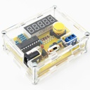 1Hz-50MHz Frequency Counter Meter Crystal Oscillator Tester with Shell Parts LED DIY Kits