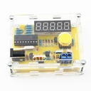 1Hz-50MHz Frequency Counter Meter Crystal Oscillator Tester with Shell Parts LED DIY Kits
