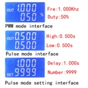 1Hz-150KHz Dual Mode PWM Pulse Frequency Duty Cycle Adjustable Square/Rectangular Wave Signal Generator