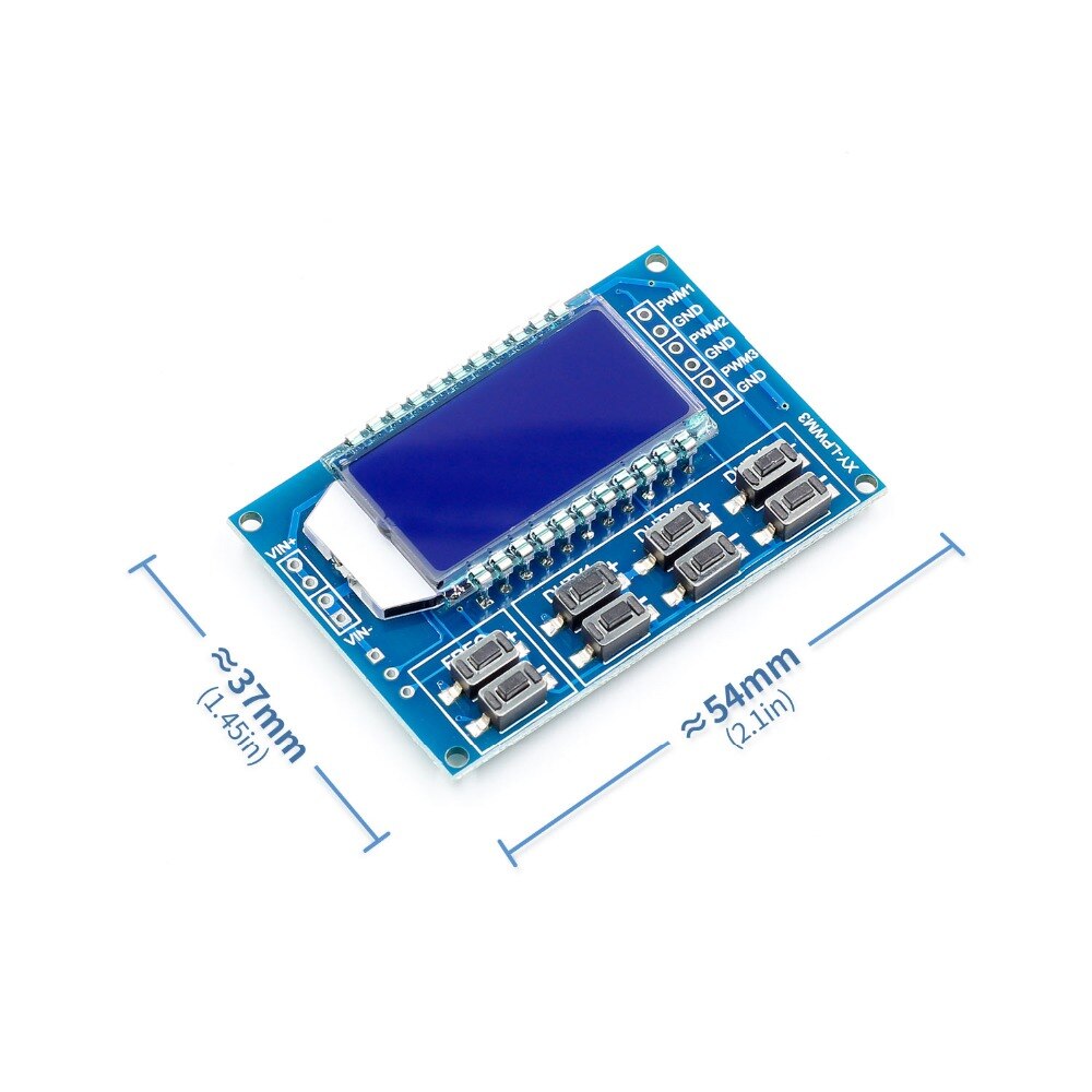 Liquid Crystal Display PWM Module 1Hz-150Khz 3.3V-30V Signal Generator