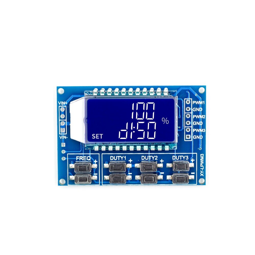 Liquid Crystal Display PWM Module 1Hz-150Khz 3.3V-30V Signal Generator