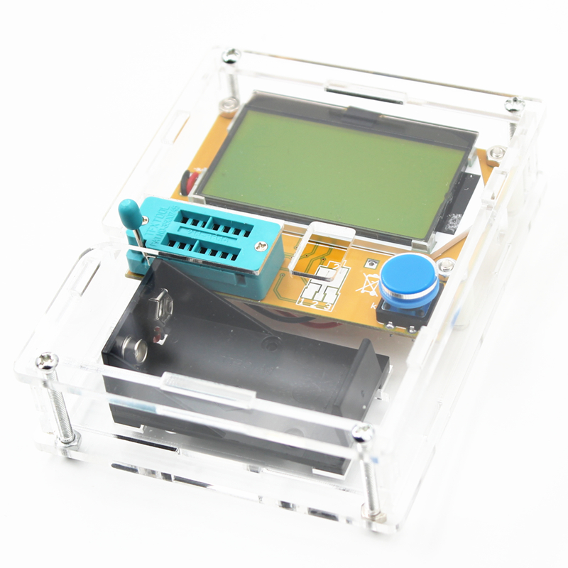 Mega328 Diode Triode Capacitance ESR Meter Transistor Tester  MOS/PNP/NPN L/C/R+ Transistor Tester Case