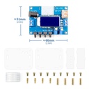 1-24V 3A DC Buck Converter CC CV Regulated Power Supply Module Capacity Voltage Meter