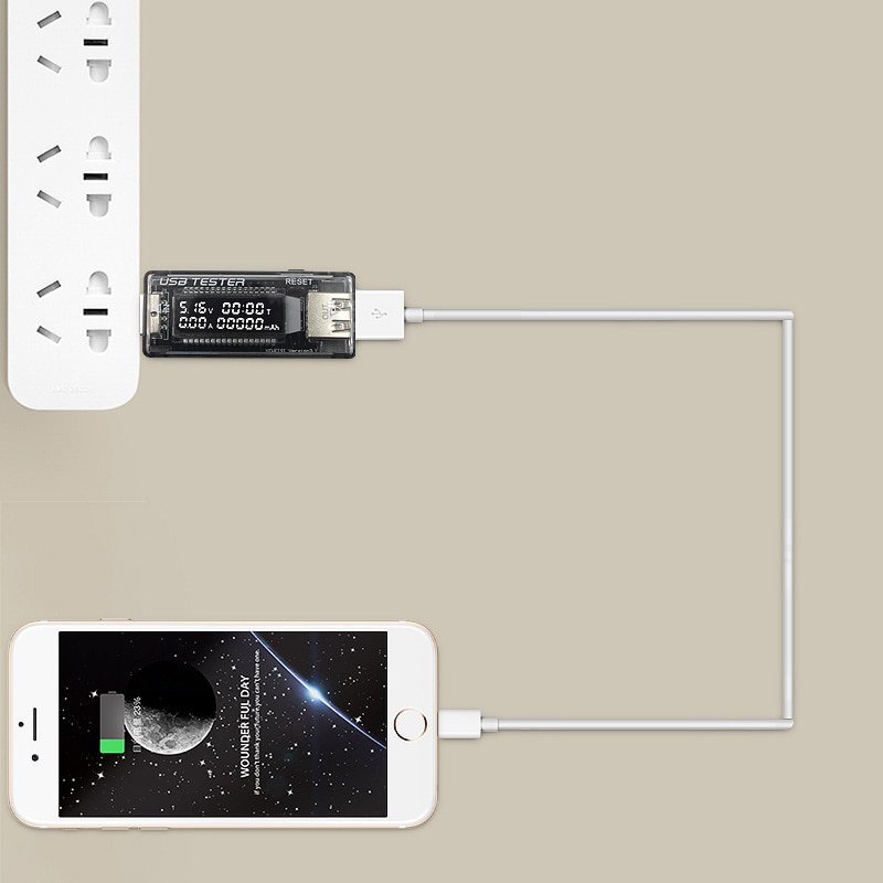 3 in 1 USB Charger Battery Tester Power Current Voltage Meter