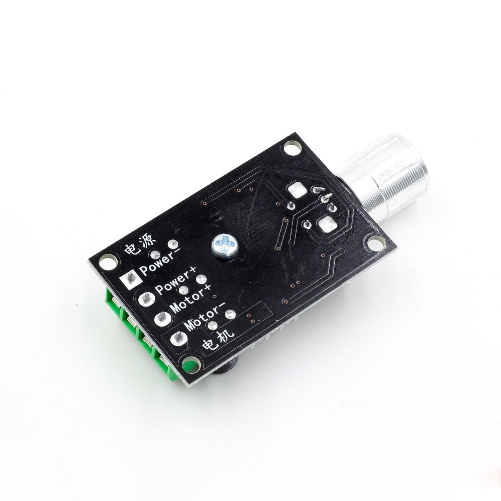 80W 3A DC 6V 12V 24V 28V PWM Motor Speed Controller Regulator with Potentiometer Switch