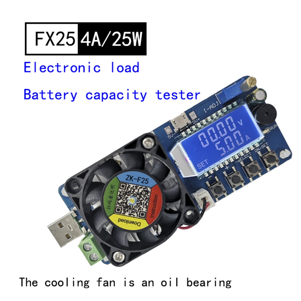FX25 FX35 25W/35W USB Power Detector Battery Capacity Tester
