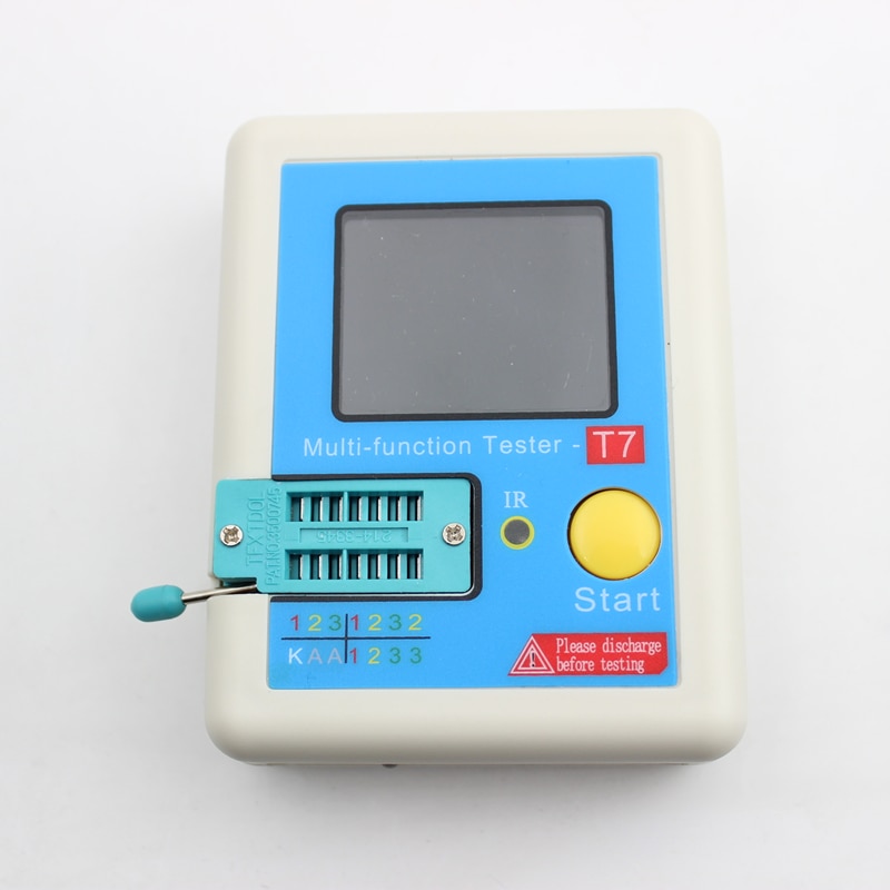 LCR-T7 TFT Diode Triode Capacitance Meter LCR ESR Meter NPN PNP IR Multifunction Transistor Tester